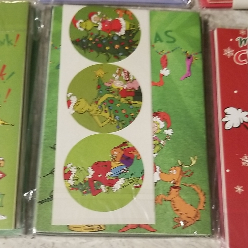 Grinch Christmas Cards Set - Picture 6 of 10